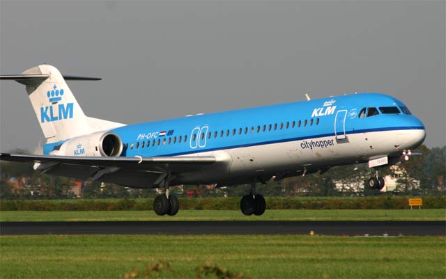 Fokker 100 KLM Cityhopper
